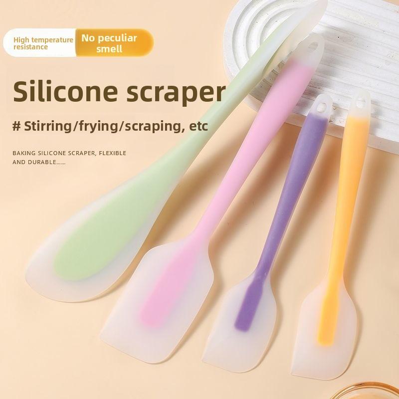 Mini-Kuchenspatel aus lebensmittelechtem Silikon - Hitzebeständiger Butter-/Marmeladenschaber zum Backen & für die Küche, Antihaftbeschichtet & Spülmaschinenfest