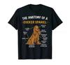 T Shirts  Funny Anatomy of A Cocker Spaniel for Dog Lovers TShirt Graphic T Shirts Harajuku Coton Graphic T Shirts Streetwear
