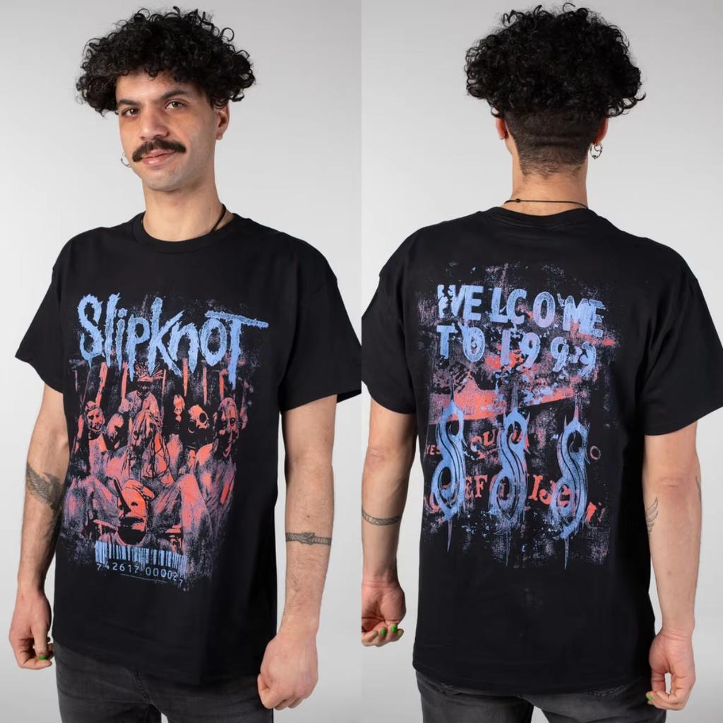 2026 Summer Slipknot Graphic Unisex Short Sleeve Luxury Casual Vintage Fashion Brand T-Shirt