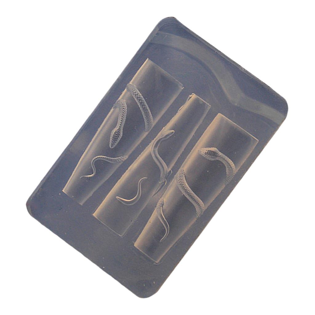 Resin Snake Nail Art Molds Nail Carving Mold Stamping Stencils for Epoxy Resin Craft and Creative Home Decor Projects