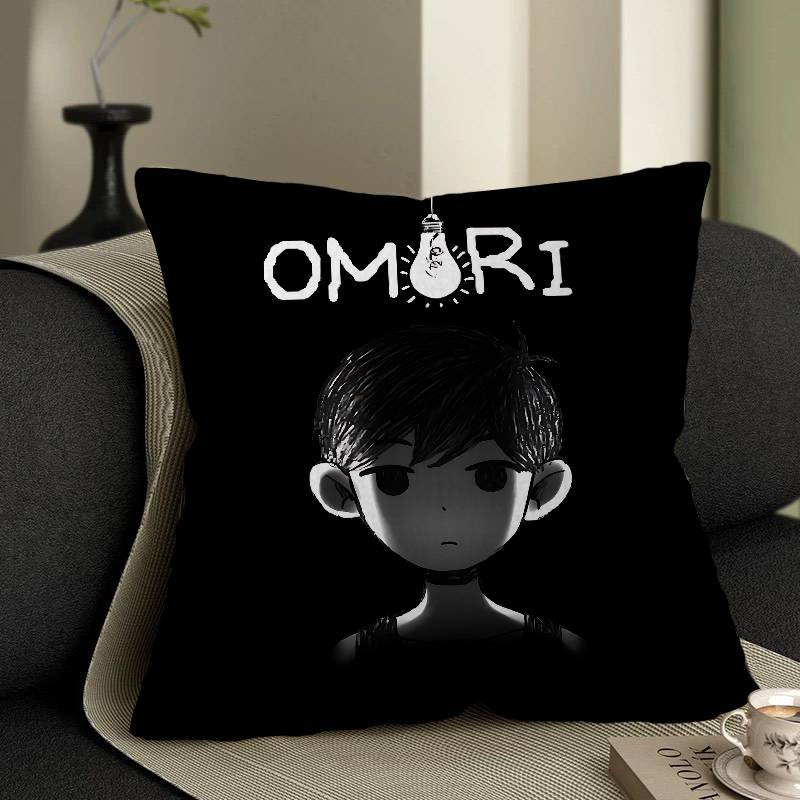 Anime Omori Pillow Cushion Cover Pillowcase Living Room Sofa Home Decor