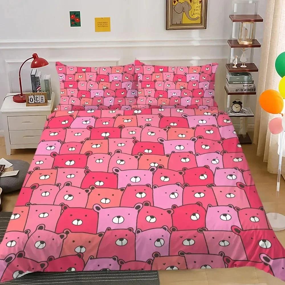 Comforter Top Cute Bedding Set Cute Funny Yellow Cartoon Chick King Queen Cartoon Animals Soft Polyester