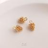 Gold-Filled Pine Cone Pendant: Handmade Crystal & Pearl Bracelet Accessory