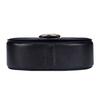 Coach Georgie 21 Carriage Buckle Detachable Shoulder Strap Leather Wine God Bag Underarm Saddle Bag Crossbody Small Women Bags Black C3241-IMBLK