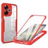 Phone Case For Xiaomi Redmi 13 4G/5G/Note 13R 5G/Poco M6 4G/Poco M6 Plus 5G,Acrylic+TPU Clear Cover with PET Screen Film