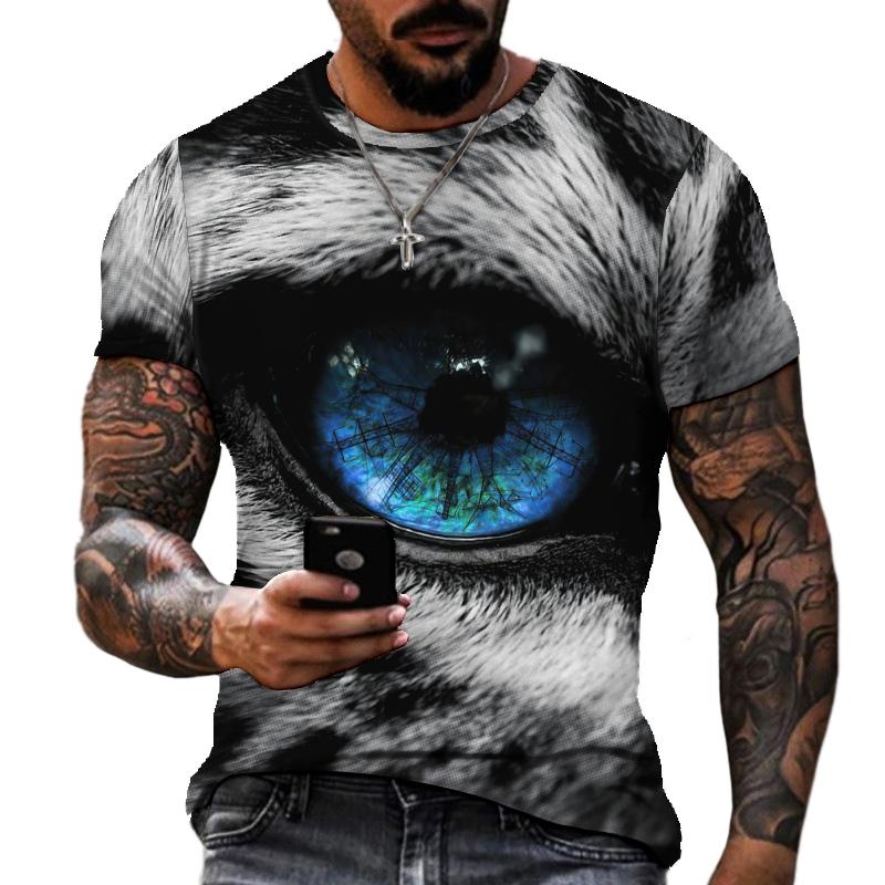 Роскошные мужские футболки с 3D принтом — фото 8