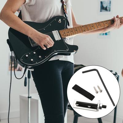 Elektrická kytara Tremolo kobylka Zarážka Stabilizátor s montážními šrouby pro plovoucí kytaru Kovové díly Odolné