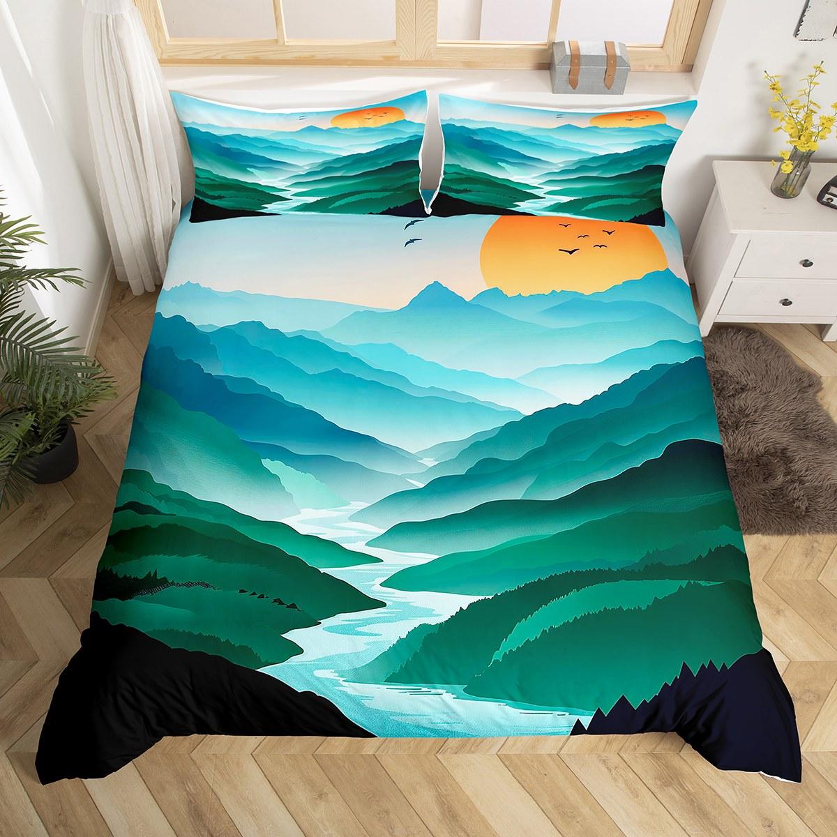 

Comforter Homewish Farmhouse Pine Tree Rustic Nature Lake Bedding Setteen Child Kid Adult Bed Setluxury Bedroom Decor Comforter (quilt)-EU Single(135*200cm)3pcs