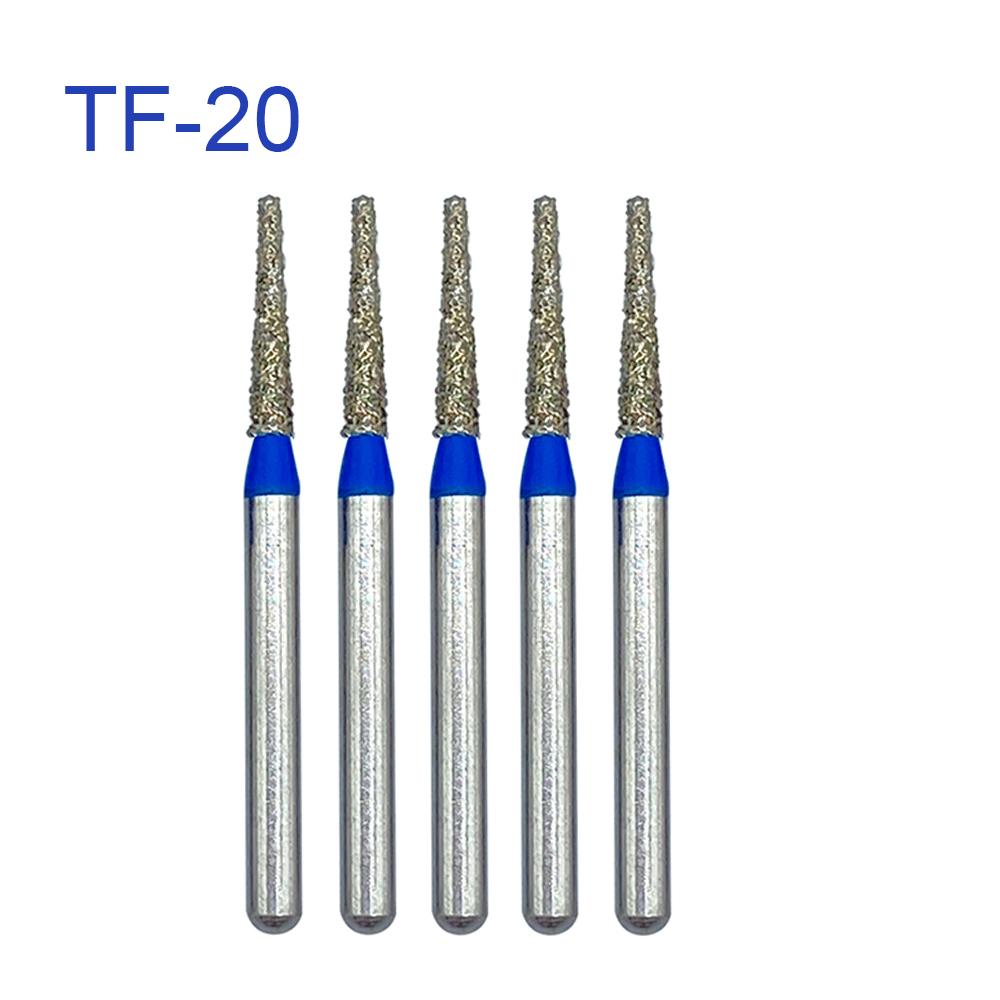 Dental Drills Fg Dia 1.6Mm 5Pcs/Pack High Speed Handpiece Diamond Bur All Series Teeth Whitening Dentistry Materials Supply