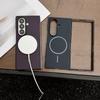 Ultra cienkie magnetyczne etui z włókna węglowego dla Samsung ZFold 7 Fold6 Fold5 Fold4 Fold3 5G Odporna na wstrząsy osłona ochronna dla Fold 7
