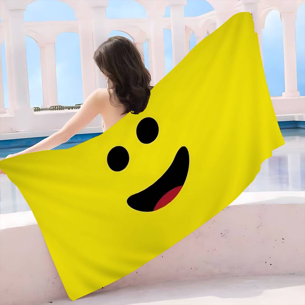 

S-Smile Anime Beach Swimming Towel Soft Absorbent Washcloth Children s Gifts for Kids Travel Camping Gym W40*H60(CM)