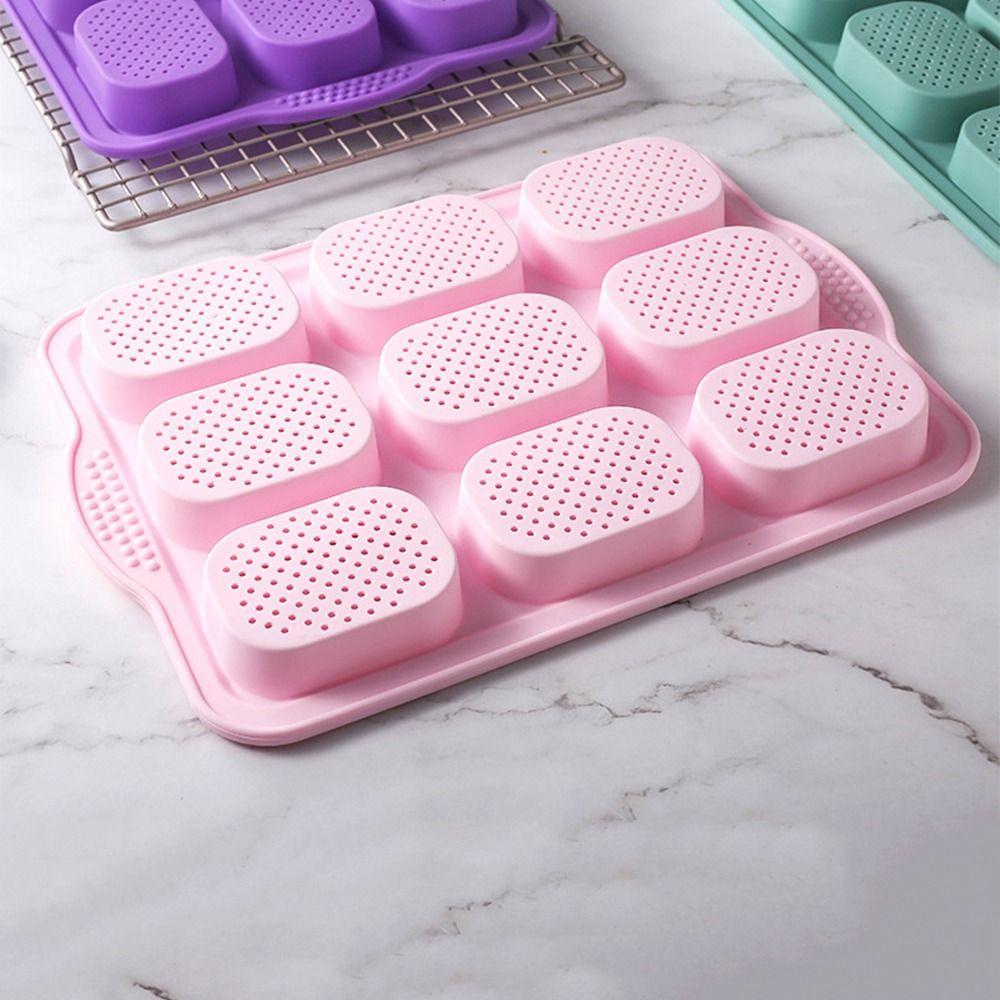 Non-Stick Silicone Cake Mold Silicone Hamburger Bun Mold Food Grade Bread Loaf Pan Baking Tool