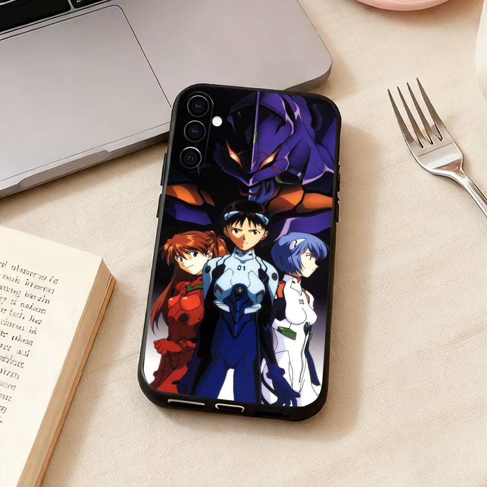 Neon-n G-Genesis E-Evangelion Phone Case For Samsung Galaxy A73,A72,A71,A70,A53,A52,A51,Others Soft Black Cover