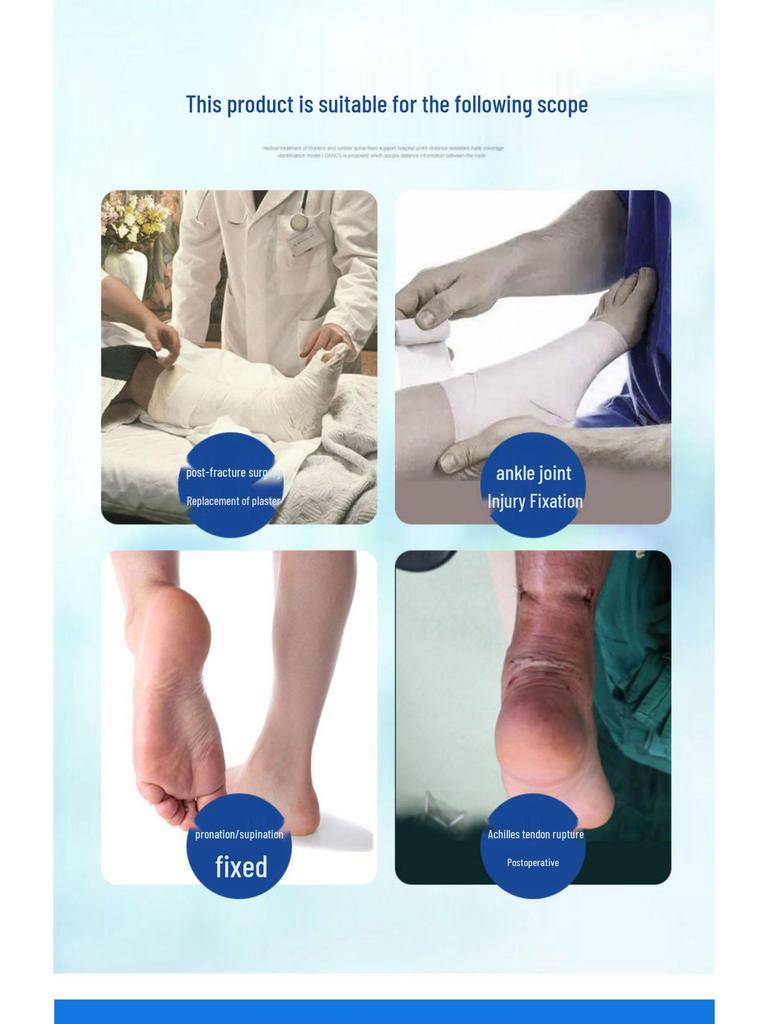 Ankle Brace for Fracture, Sprain, and Foot Drop Rehabilitation