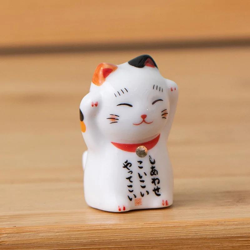 1pc Ceramic Cute Chopstick Holder Tableware Japanese Style Underglaze Restaurant Simple Oval Spoon Bracket Utensil for Kitchen
