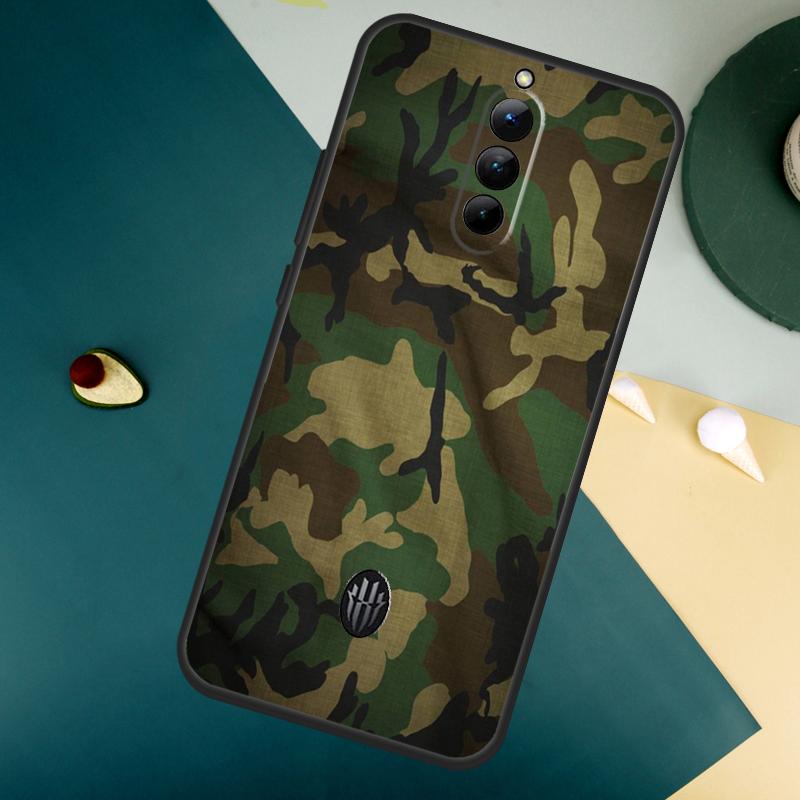 Army Military Camouflage For ZTE Nubia Red Magic 10 Air 8 9 8S 9S 10S Pro Plus 7 6S 7S Pro Red Magic 11 Pro Plus Case