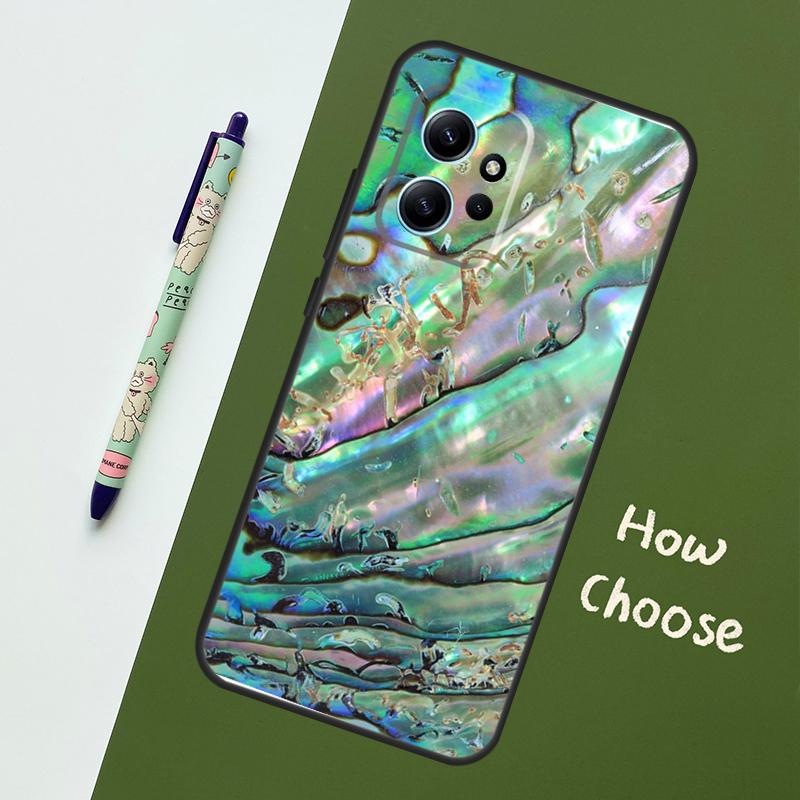 

Abalone Shell Case For Xiaomi Redmi Note 13 10 11 12 14 15 Pro Plus Cover For Redmi 15C 15 14C 10C 12C 13C Redmi Note 9 Pro