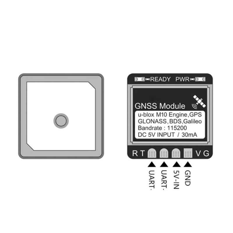 Precise M10 GNSS Navigation Module with Return to Home Feature for Quadcopters Fixed Wing Traverser