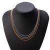 6pcs/Lot 45cm Adjustable Round Cross Chains for Jewelry Making Link Chain Bulk Chains DIY Necklace Bracelet Men or Women