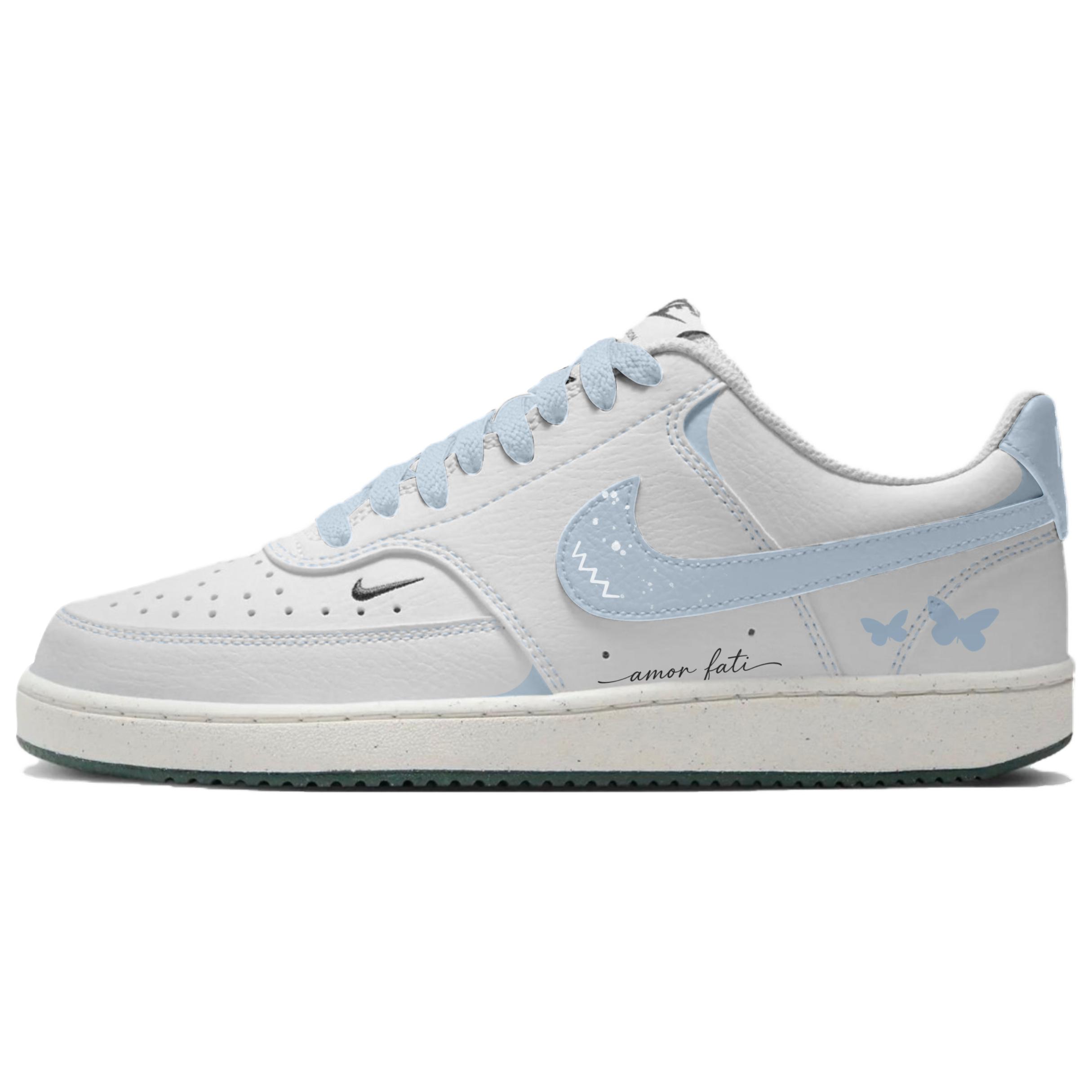 

Nike Court Vision Low Leather Low top Skateboard Shoes Women s White FV9952-101(Team2149-) 36