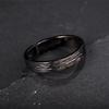 Adjustable Silver-Plated Geometric Ring Men Women Minimalist Vintage Style Moon Motif Finger