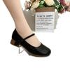 Soft-soled single shoes 2025 spring and summer new French mother comfortable rare shoes shallow mouth Mary women's shoes leather shoes single shoes