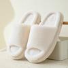 Fluffy Comfort Home Slip-On Slippers with Thick Soles for Indoor Wear, Women Shoes
