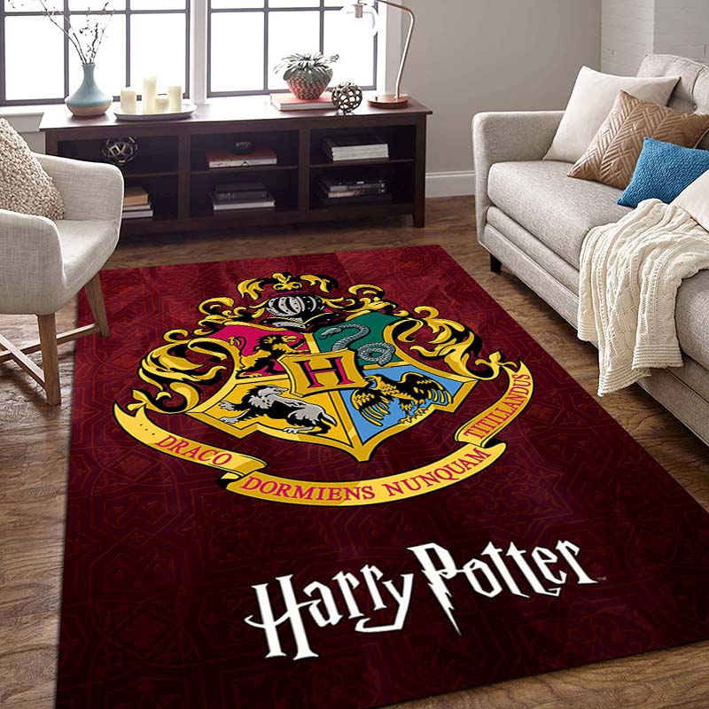 Harry Potter Logo Home Decor Rug, Bedroom Mat, Digitally Printed Movie-themed Mat, Large Play Mat1