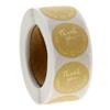 Thank You Stickers 500pcs/roll Wreath Gift Envelopes Biscuit Cooking Wrapping