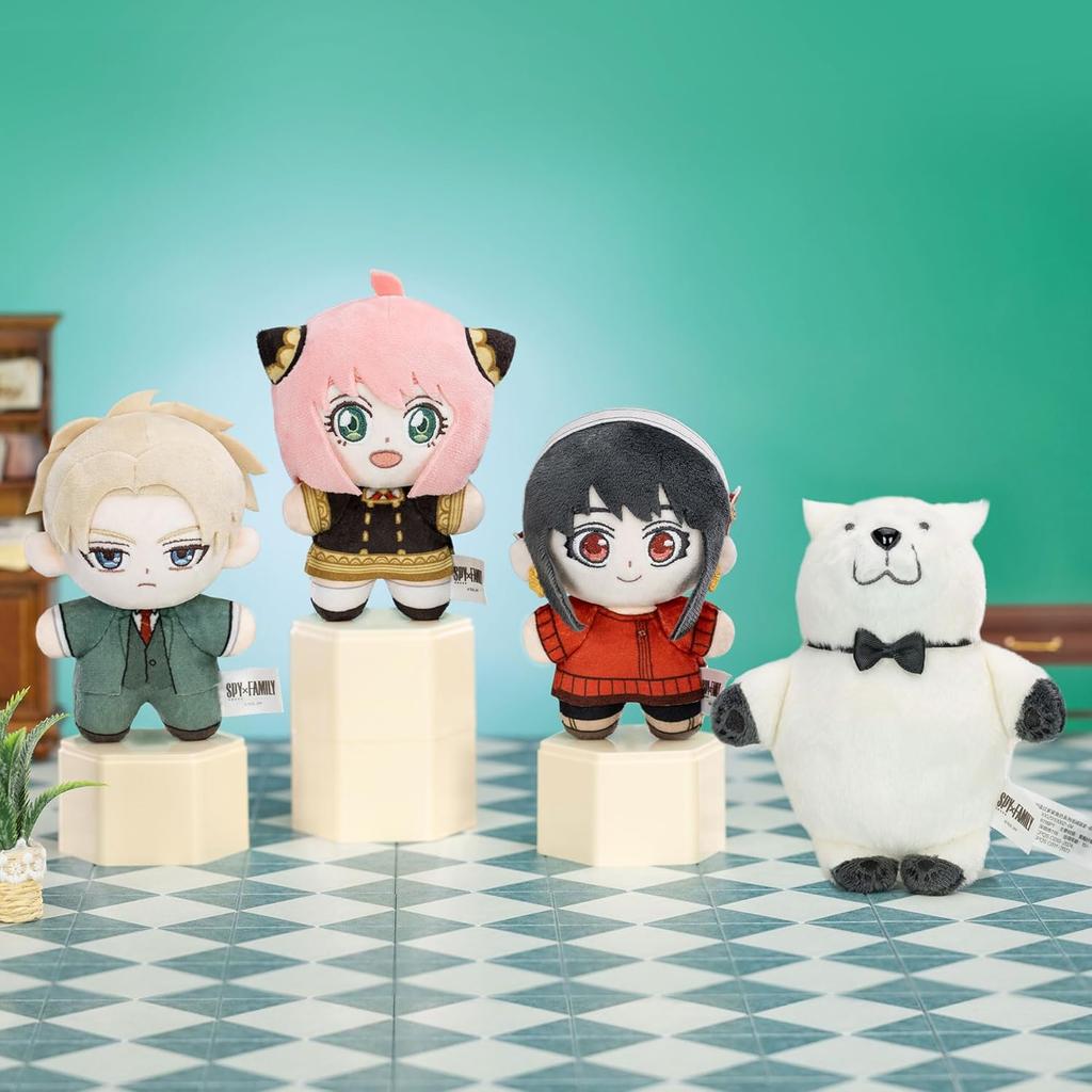POP MART SPY × FAMILY Character Series Plush Blind Box Figures, Anime Collectible Toys, Holiday Birthday Gifts for Girls and Boys, Single Box