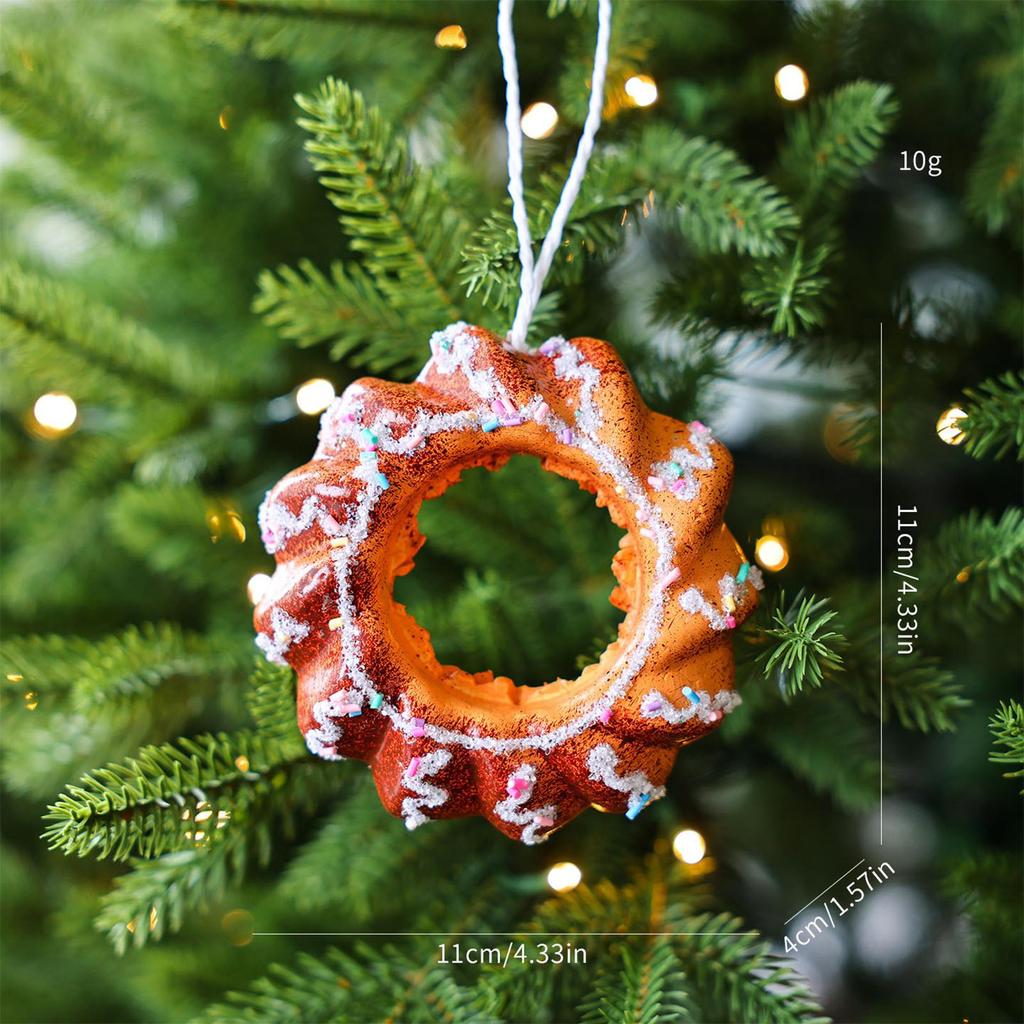 Christmas Tree Ornament Creative Cute Xmas Pendant Christmas Decoration Sweet for Birthday Festivals Holidays Home Themed Party
