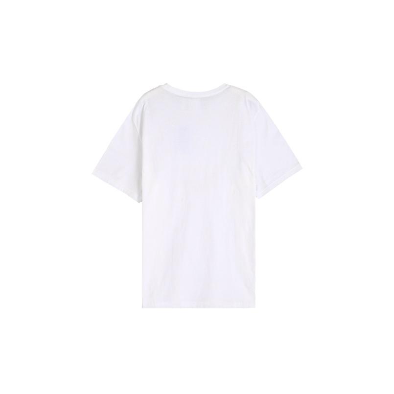 adidas Originals Trefoil Blue Logo Print Short Sleeve T-Shirt Men Tops White DP8570