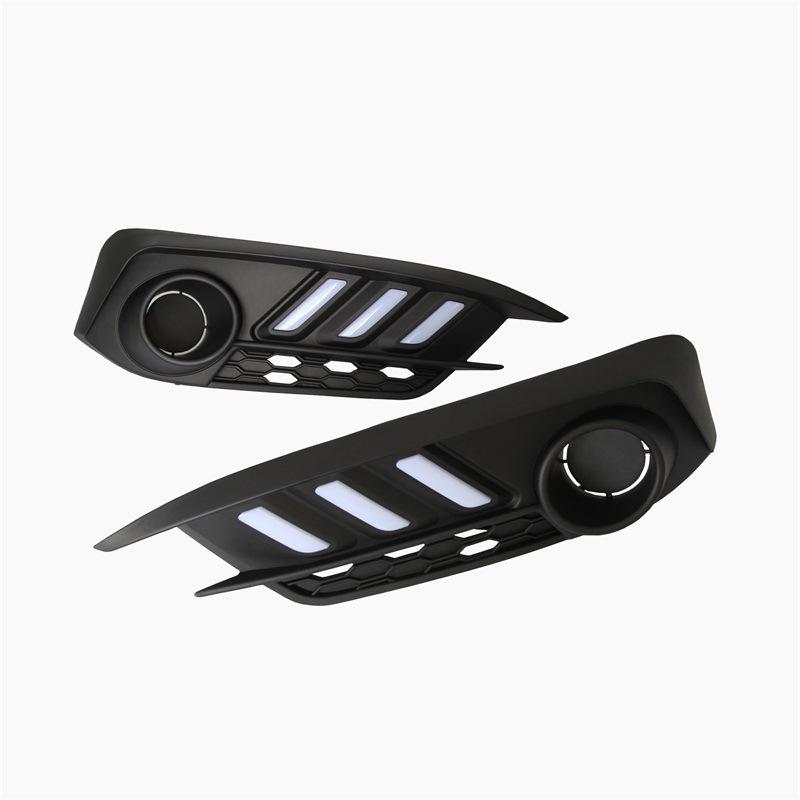 17-Model Honda New Civic LED Daytime Running Lights: Tenth Gen Mustang-Style, 3-Color Flowing Design