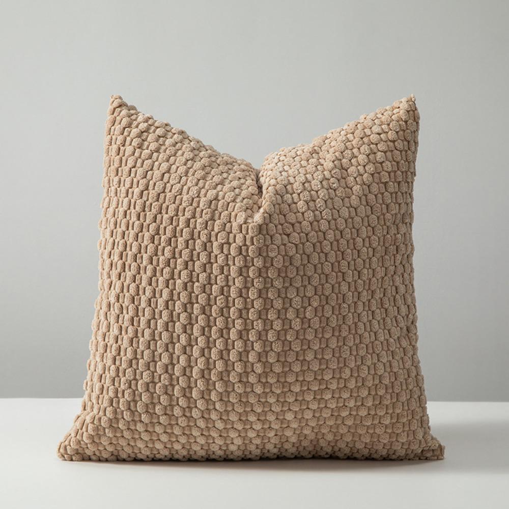 With Zipper Pillowcase Corduroy Plush Pillow Case Fashion Cushion Cases  Christmas Day