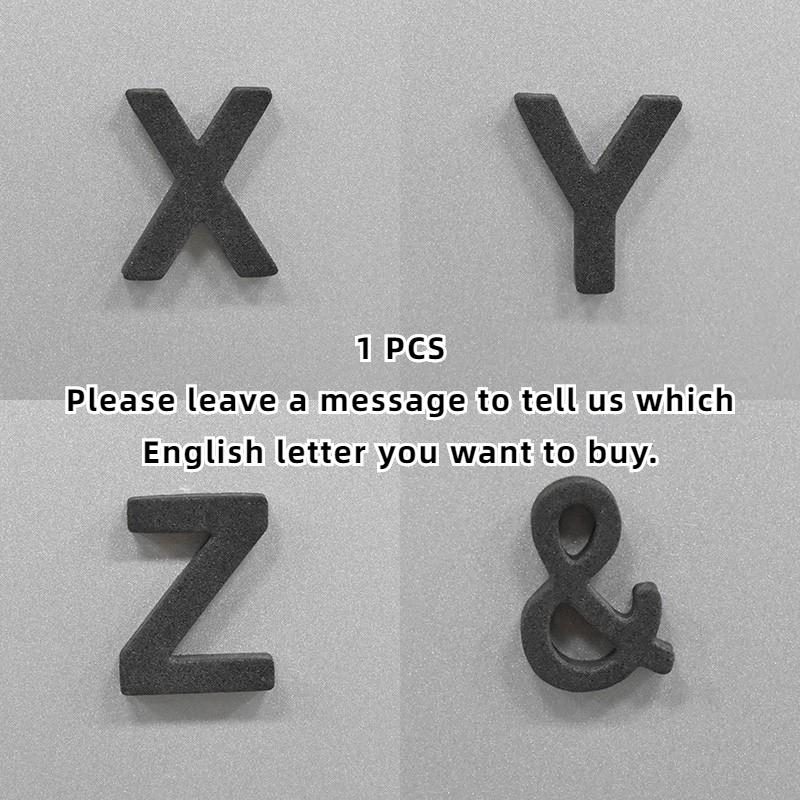 

English Letters Fridge Stickers Home Decor Black Alphabet Message Board Magnetic Stickers Fridge Magnets Children Learning Toys