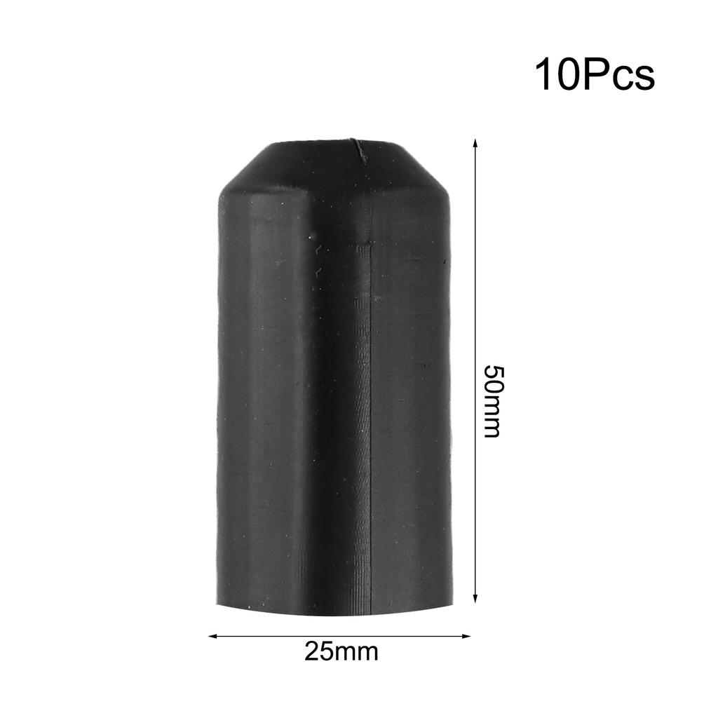 Heat Shrink Tubes Warm Shrink End Cap 10pcs 15KV/mm Polyolefin Waterproof For Typical Telecom For Power Cables