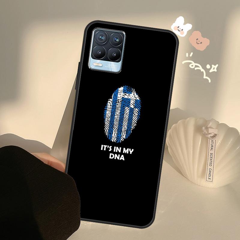 Greek Greece Flag Case For Realme C63 C61 C55 C51 C53 C25 C65 C67 C71 C75 11 12 13 14 15 Pro Plus GT6 GT7 Pro