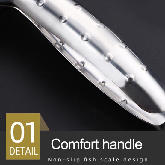 Kastanienklammer, glatte Kante, lebensmittelecht, hochfest, Nussschneider, einfarbig, offener Kastanien-Edelstahl, bequemer Griff, Kastanienschäler für die Küche