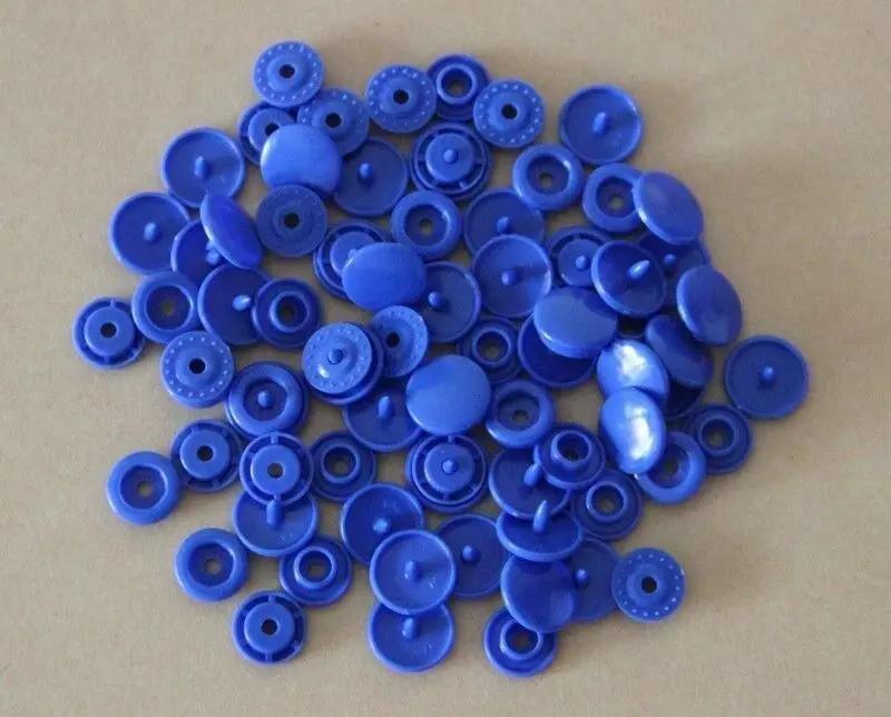 100 Sets Plastic Snaps Button Fasteners T3 Bag Folder Dark Clasp Button Resin Garment Accessories For Clothes