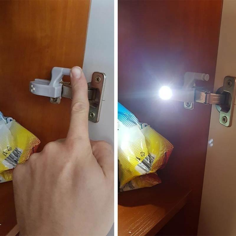 Universal Schrank Schrank 0,25 W Innere Scharnier LED Sensor Licht Kleiderschrank Moderne Home Küche Nacht