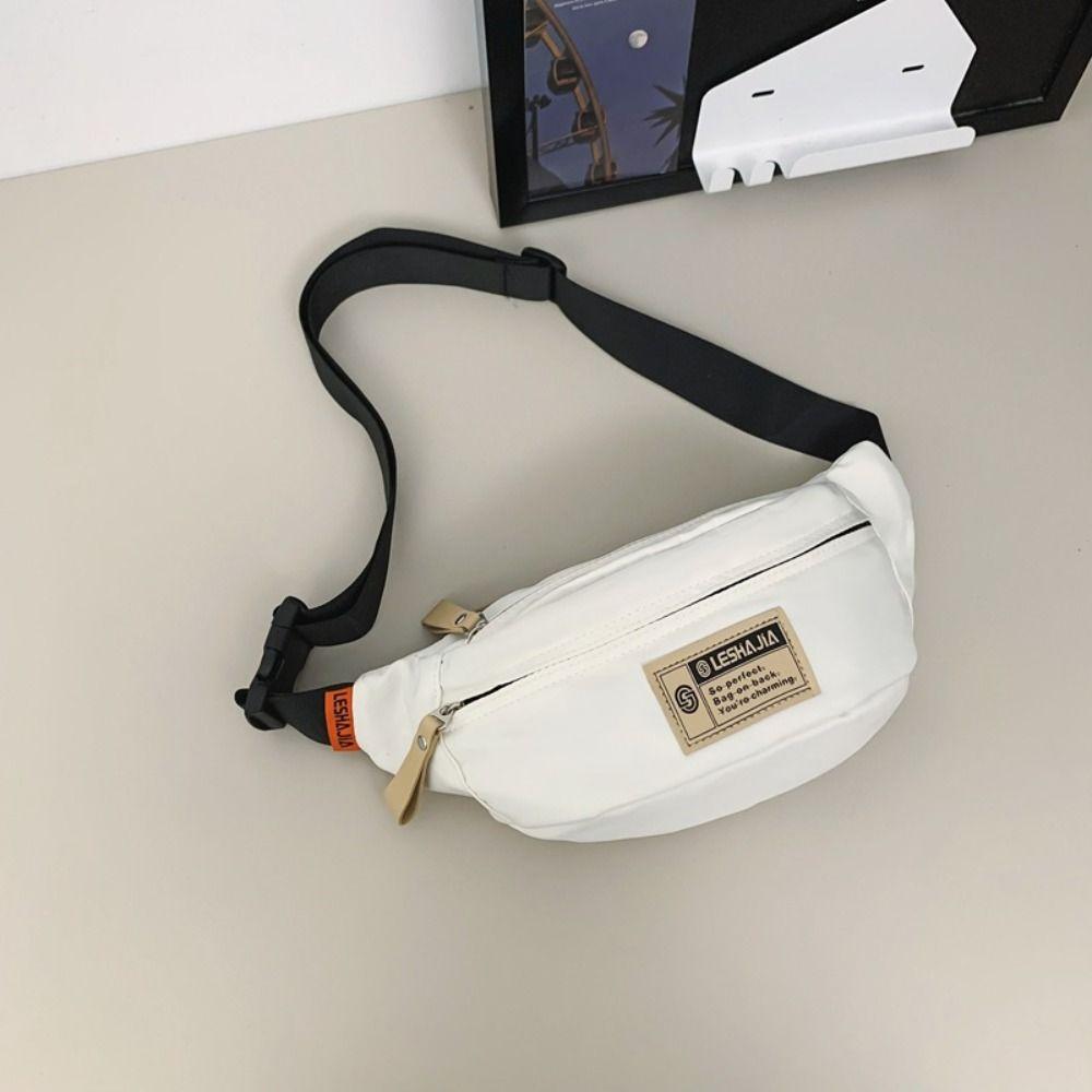 Nylon Japanese Harajuku Crossbody Bags Simple Waist Bag Messenger Bags Shoulder Bags Female