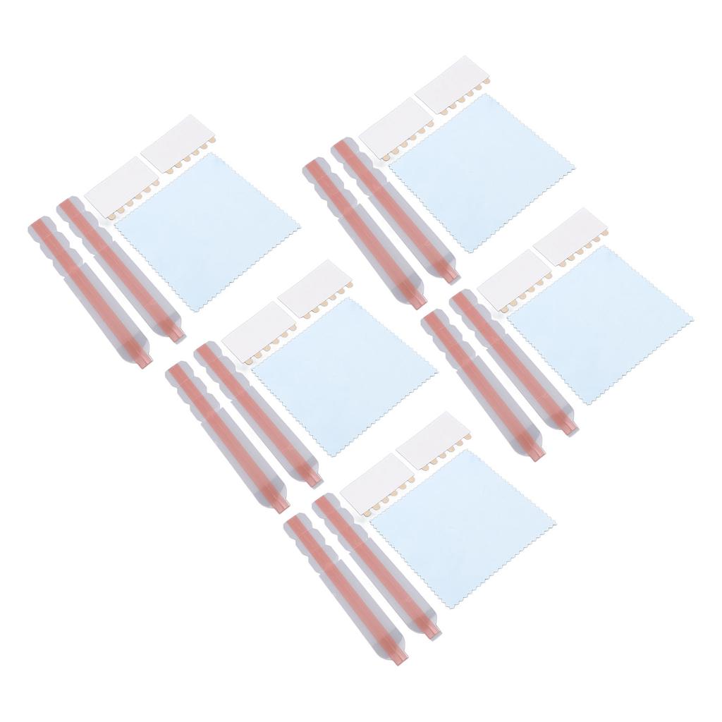 5 Set Privacy Filter Adhesive Strips Double Sided Adhesive Strips with Plastic Slide Mount Holder Ta