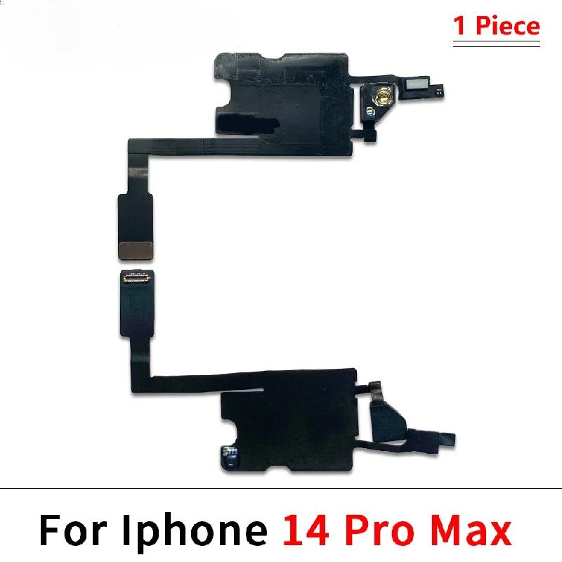 Front Ear Earpiece Speaker Proximity Light Sensor Flex Ribbon Cable for iPhone 13-16 PM with Mic Ear Speaker Ribbon Repair Parts