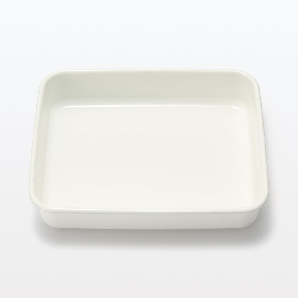 MUJI Large Enamel Storage Container selectable MDP13A3S (with lid)