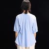 Wudao Women's Sophisticated Commuter Mid-Sleeve Shirt