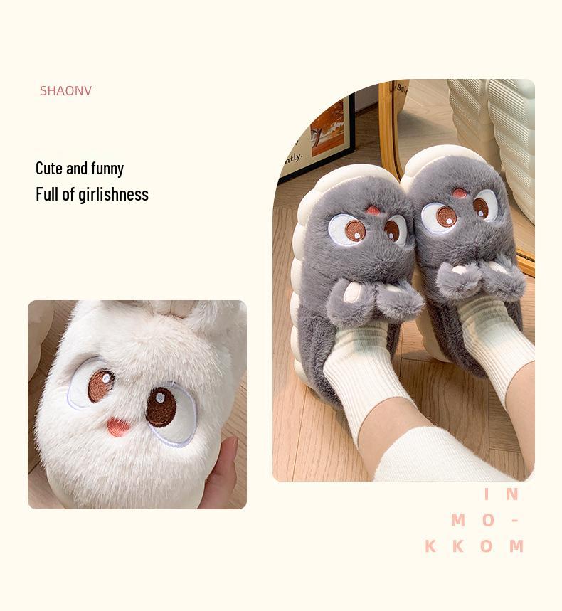 2025 Ny Stil Plysch Halkfria Inomhustofflor - Dam- & Herr Vinterkollektion