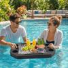 Waterproof Floating Drink Rack Multi-Hole Pool Drink Float Creative Drink Floating Tray  Party