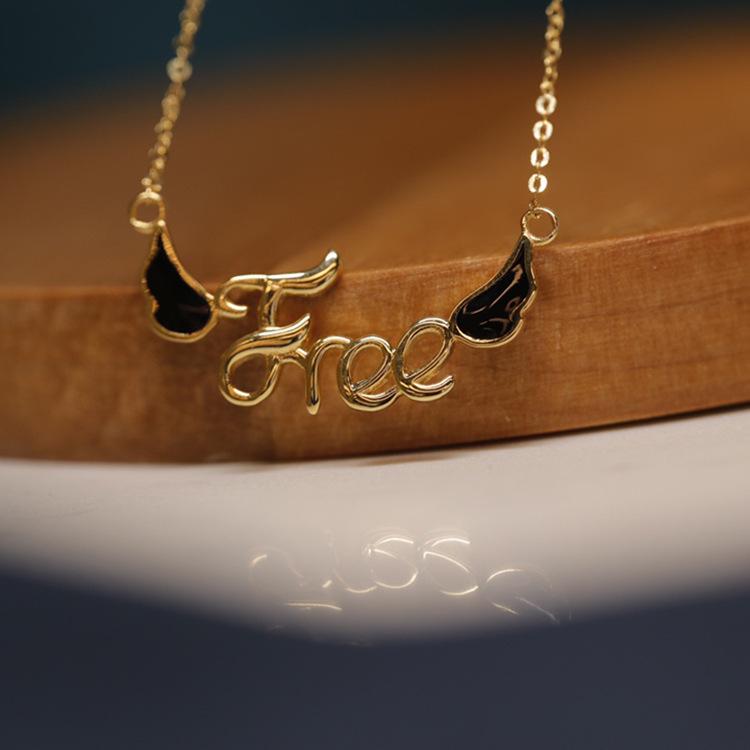 

Trendy European & American Style Letter Pendant Necklace, Women s S925 Sterling Silver, Creative & Fashionable Jewelry 925 Silver