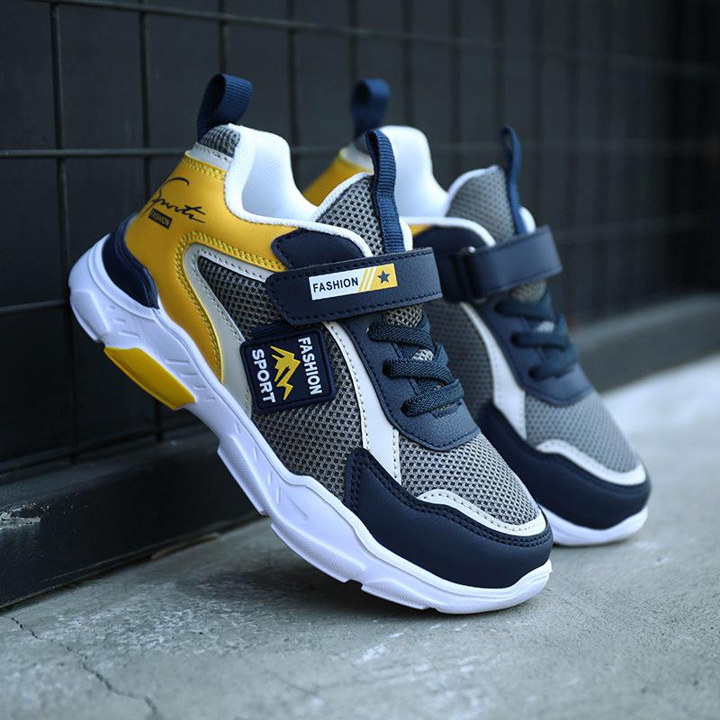 Classmates Boys Sneakers Spring and Autumn Summer Children's Shoes Boys Running Shoes Mesh Breathable Middle and Older Children