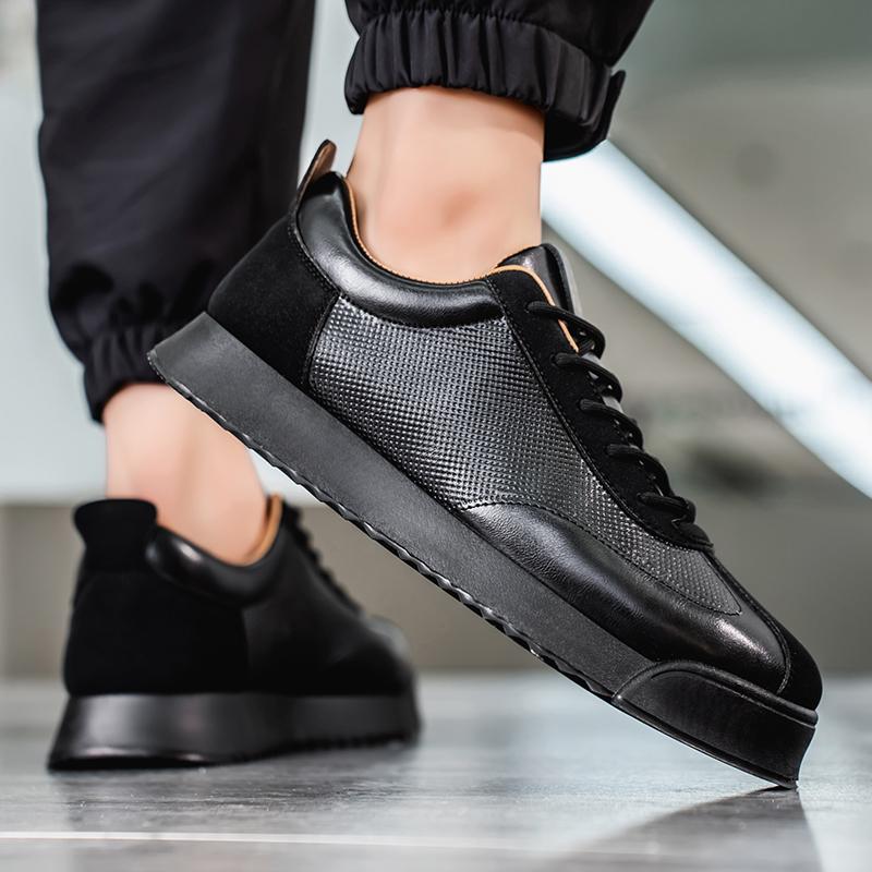 Fashion Men's Shoes 2025 Spring New Trend Fashionable Versatile Sports Casual Niche Design Sense Low Top Board Shoes Trend